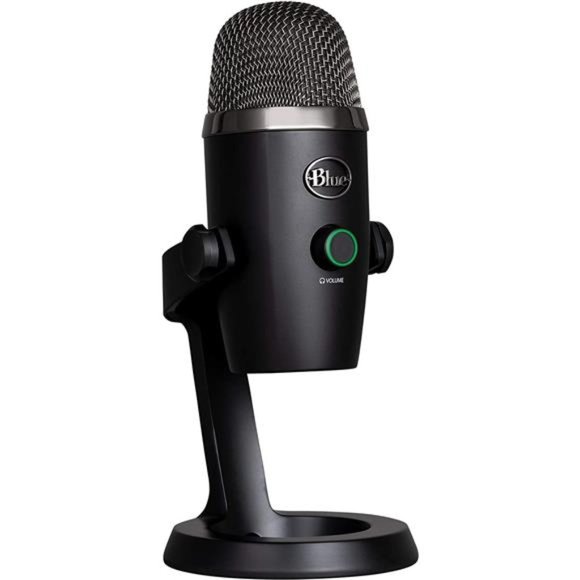 Logitech Blue Yeti Nano Premium USB Microphonel No-Latency Monitoring-Blackout